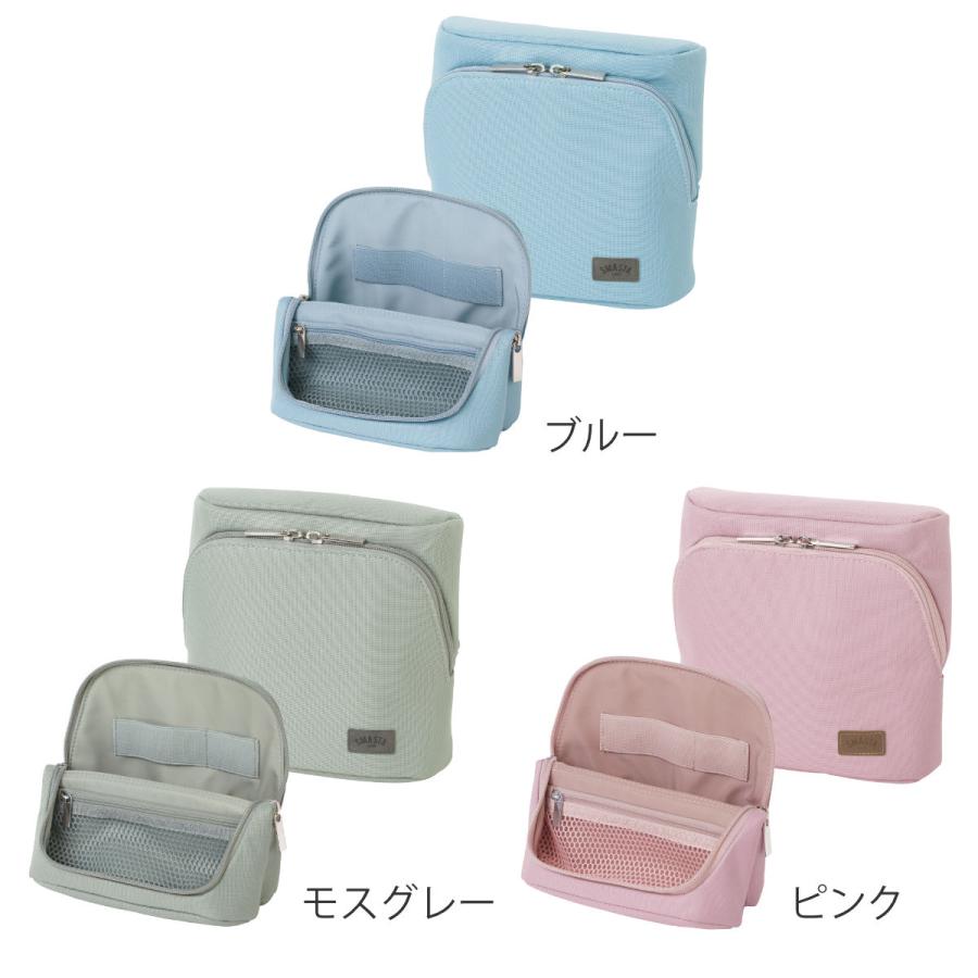 バッグインバッグ ユートリム スマスタ ワイド アッシュ モバイル 立つバッグインバッグ （ インナーバッグ レディース 小物 コスメ パステル かわいい ポーチ ガジェットケース 文具 スマホ スタンド 持ち運び 収納 コンパクト ）【39ショップ】 interior-palette-10171012 インテリアパレット サンプル画像3