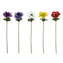 造花 アネモネ ( 花 フラワー フェイクフラワー 1本 アートフラワー 枯れない インテリア 装飾 フラワーアレンジメント アーティフィシャルフラワー ) 【...