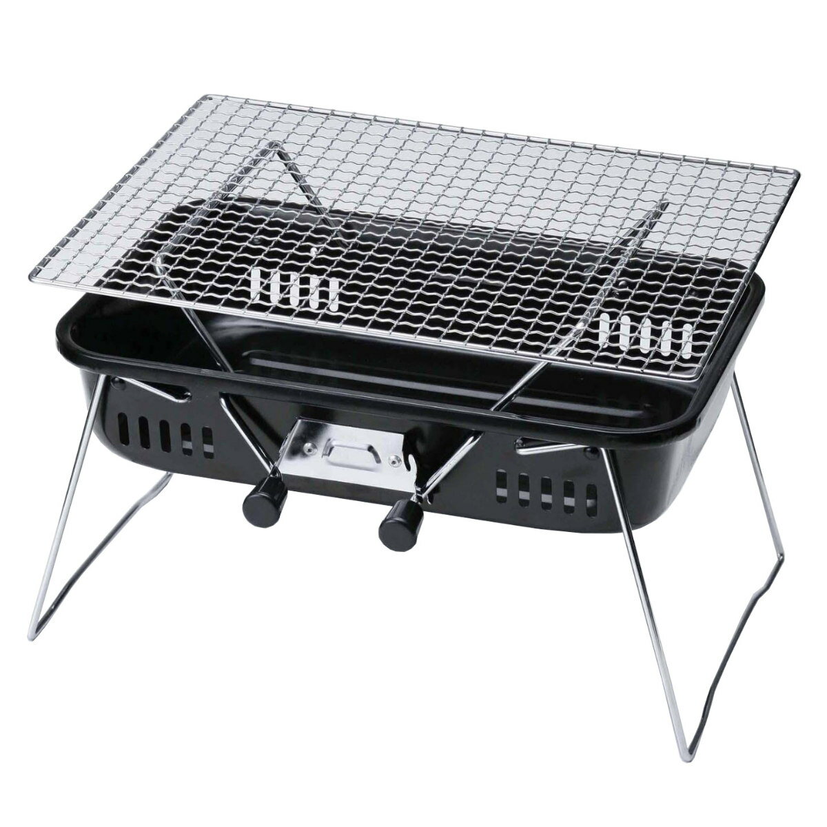 バーベキューコンロ 折りたたみ ミニBBQコンロ （ バーベキュー コンロ 小型 BBQコンロ バーベキューグリル ミニ コンパクト キャンプ BBQ 焼き肉 アウトドア 卓上 高さ調節 折り畳み ） 