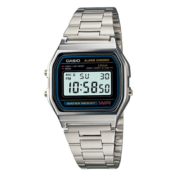 ■在庫限り・入荷なし■ CASIO カシオ 腕時計 スタンダードウォッチ メンズ デジタル シルバー A158WA-1JF （ デジタル腕時計 メンズウォッチ チープカシオ チプカシ プチプラ スタンダード レディース レトロ ベーシック お洒落 おしゃれ オシャレ ） 【39ショップ】