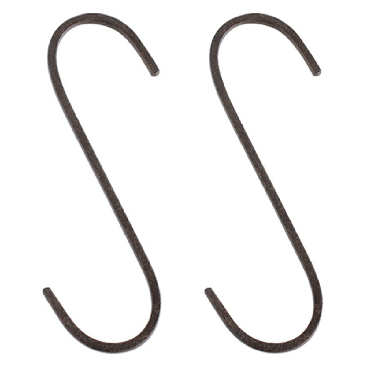 フック S 15cm ジョセフアイアン ロング S字フック 2本入り （ 吊り下げ ハンギング 吊るす 収納 DIY 金具 Sカン アイアンフック 引っ掛け 掛ける おしゃれ Sフック 小物 見せる収納 魅せる収納 ）【39ショップ】