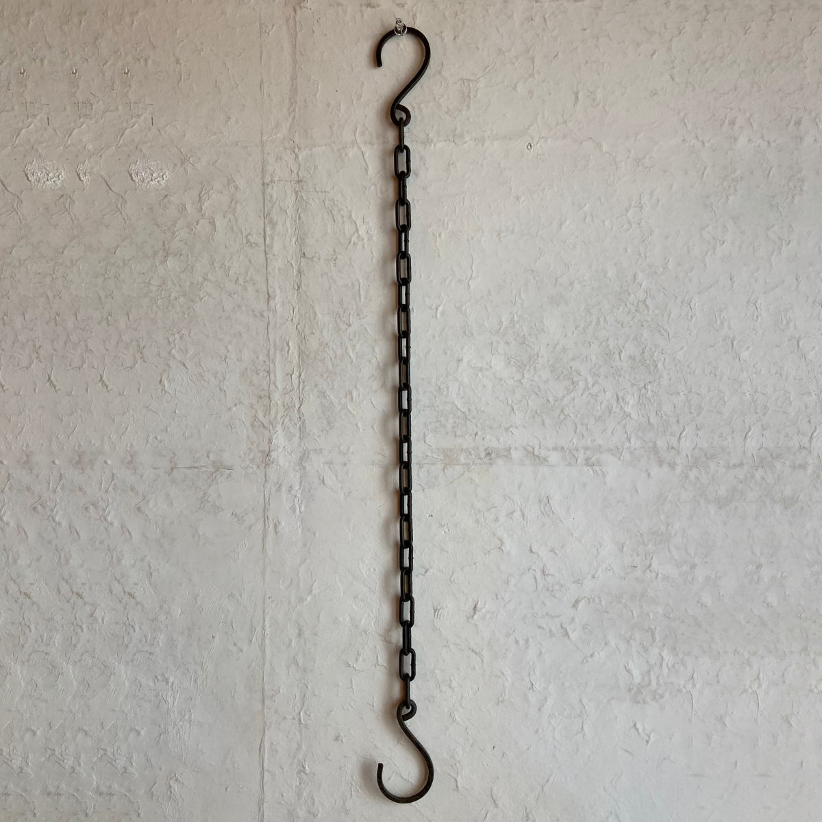 フック ジョセフアイアン ロングチェーン 60cm （ 吊り下げ ハンギング 吊るす 収納 DIY 金具 チェーンフック S字フック 観葉植物 ディスプレイ インテリア おしゃれ 見せる収納 魅せる収納 ）【39ショップ】