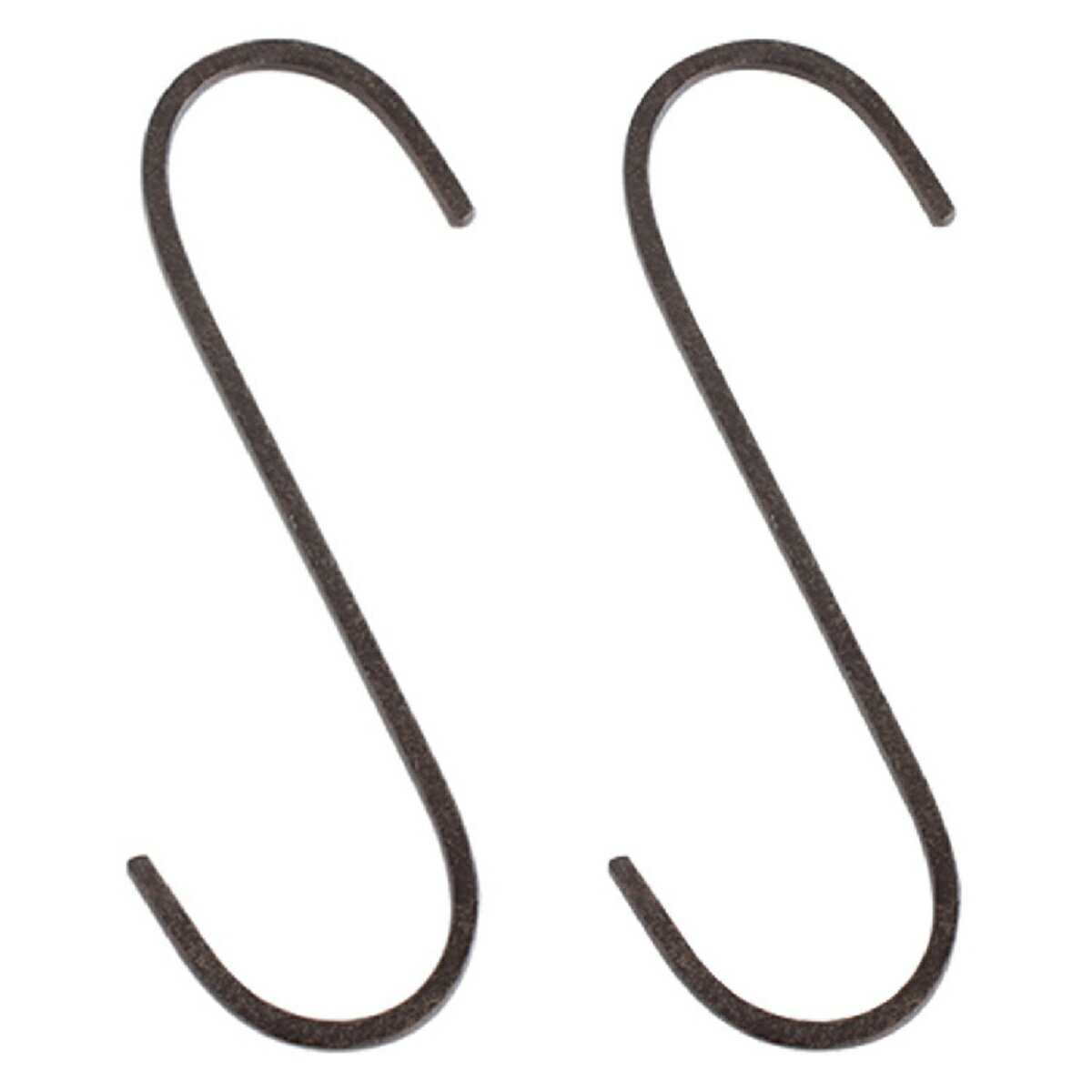 フック ジョセフアイアン ロング S字フック 2本入り （ 吊り下げ ハンギング 吊るす 収納 DIY 金具 15cm 30cm Sカン アイアンフック 引っ掛け 掛ける おしゃれ Sフック 小物 見せる収納 魅せる収納 ）【39ショップ】