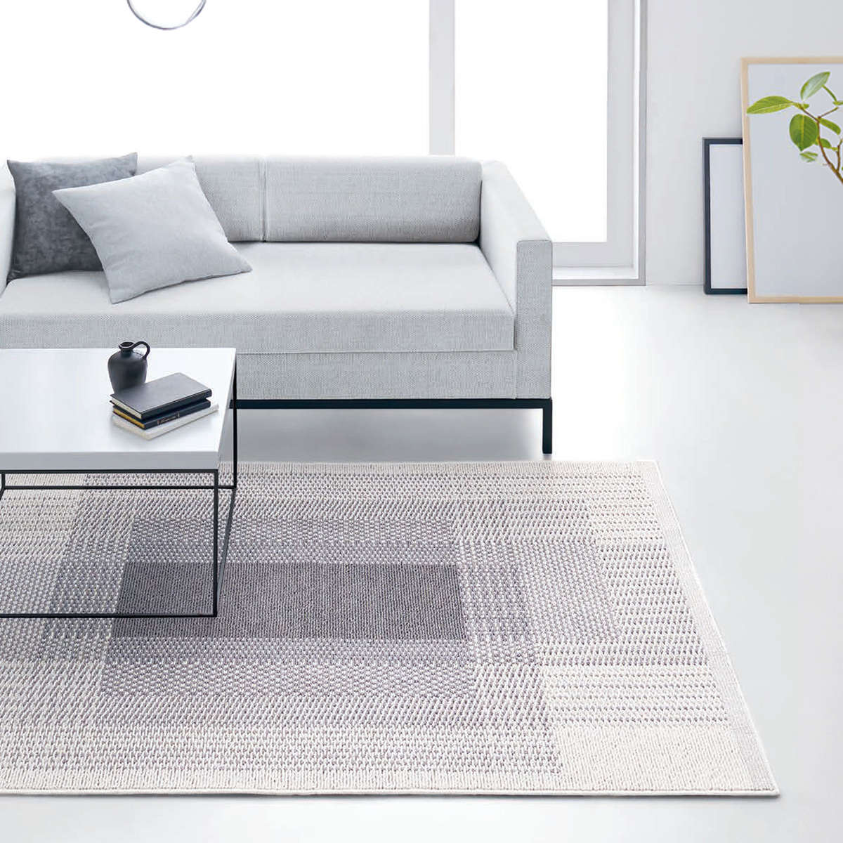 ラグ スミノエ フィルナス 防ダニ加工 185×240cm ( カーペット 絨毯 マット ラグマット 機能ラグ 長方形 3畳 防ダニ ホットカーペット対応 床暖対応 すべり止め オールシーズン 日本製 )【39ショップ】 [3]