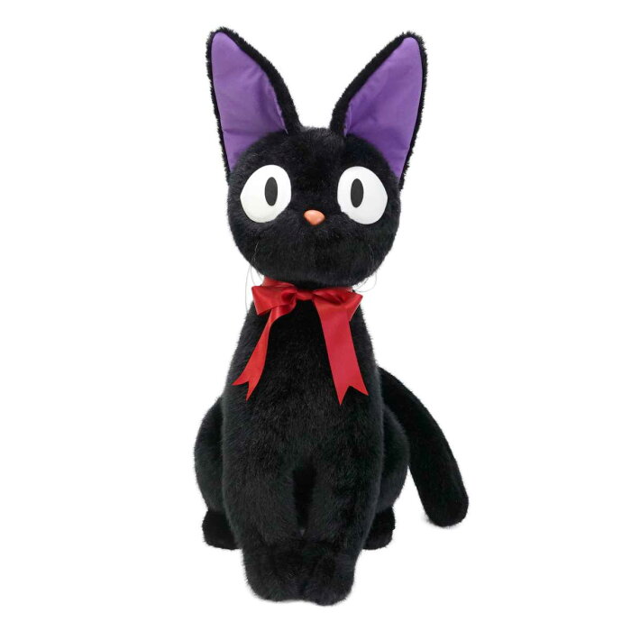 ぬいぐるみ ジジ 座 LL 魔女の宅急便 （ 送料無料 ヌイグルミ 猫 ネコ ねこ 動物 雑貨 インテリア ベビー 赤ちゃん プレゼント ギフト かわいい キャラクター 縫いぐるみ 人形 癒しグッズ 子ども キッズ 出産祝い ふわふわ ）【39ショップ】