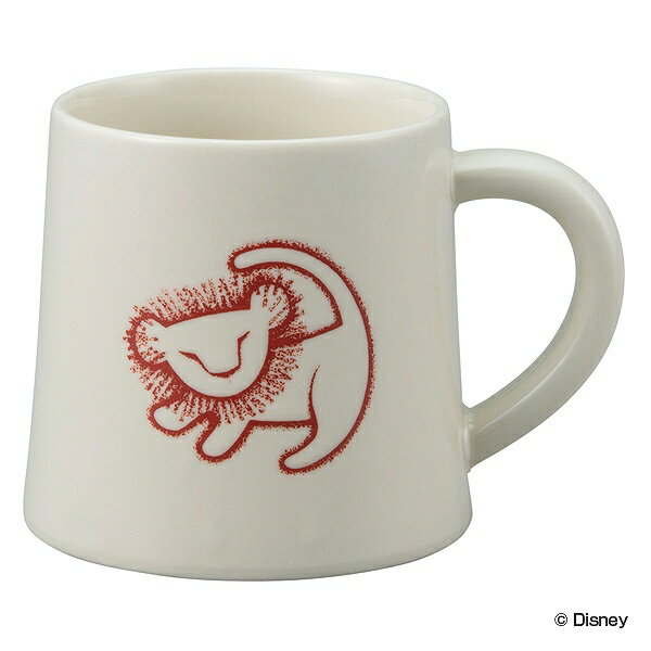 マグカップ 300ml シンバ ライオンキング パットマグ 磁器製 ディズニー （ 電子レンジ対応 食洗機対応 カップ マグ コップ マグ 食器 ライオン・キング 壁画 ） 【39ショップ】のサムネイル