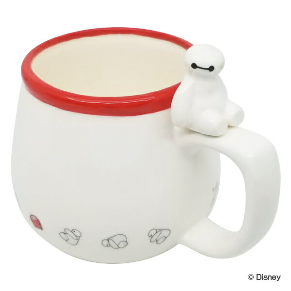 マグカップ 340ml ベイマックス フィギュア付き コップ 磁器 キャラクター （ カップ マグ 立体 ディズニー 立体マグカップ 白 コーヒー 紅茶 コーヒーカップ かわいい おしゃれ ） 【39ショップ】のサムネイル