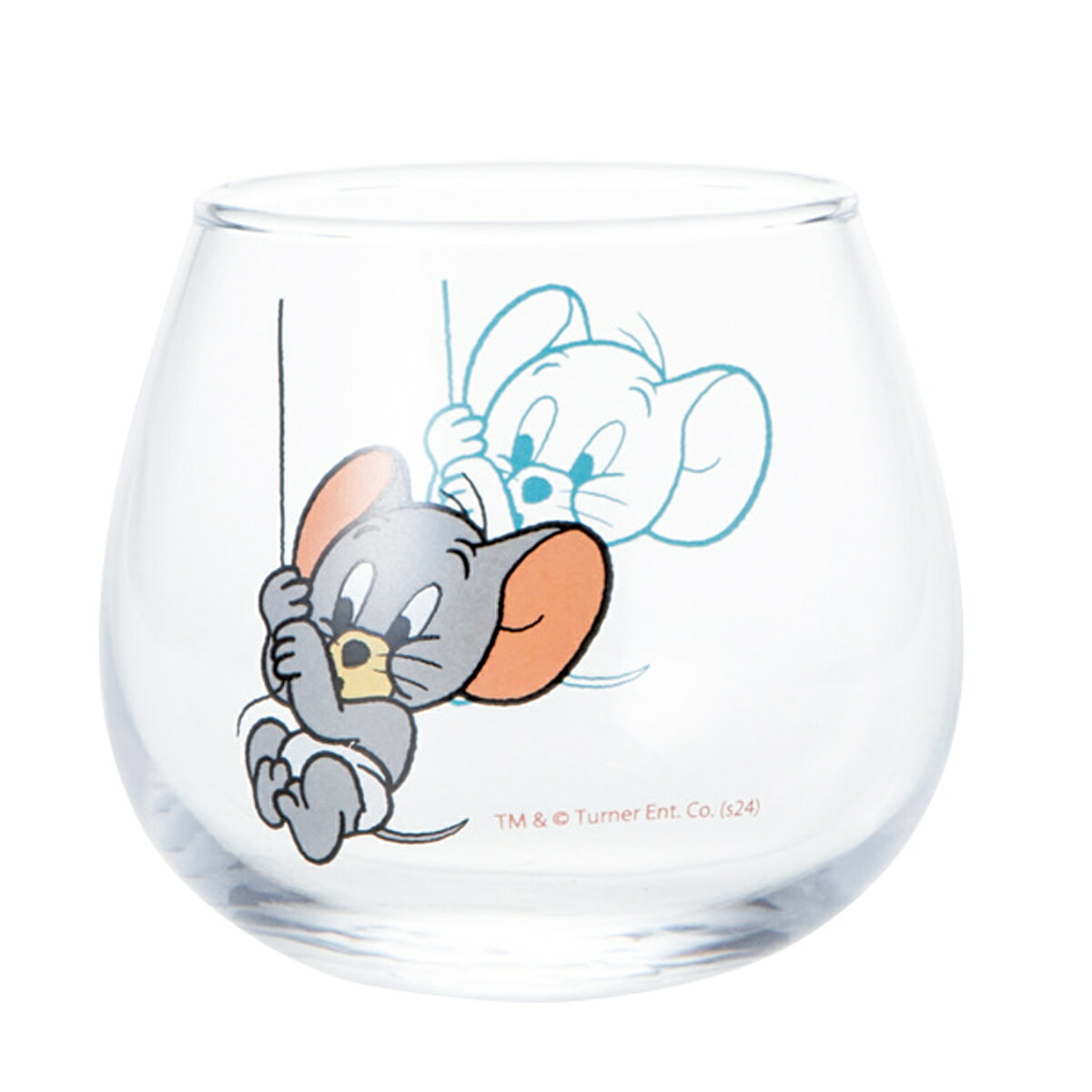 グラス 290ml ゆらゆらグラス タフィー （ 日本製 ガラス トム＆ジェリー トム ジェリー キャラクター コップ タンブラー かわいい カフェ風 ）【39ショップ】