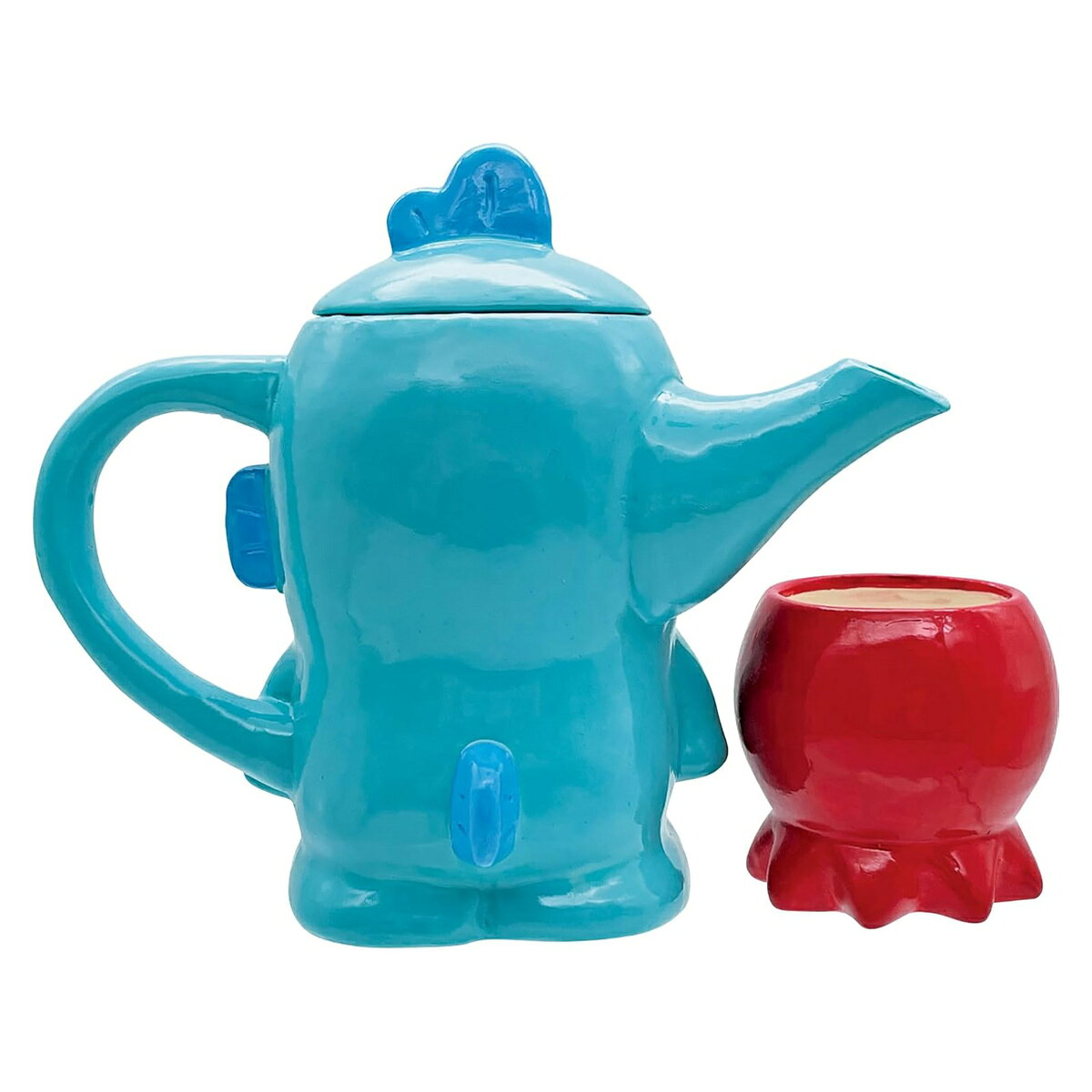 ティーポット ティーセット ハンギョドン （ 205ml ポット カップ 2点セット 磁器 急須 コップ ハーブティー お茶 緑茶 紅茶 キャラクター はんぎょどん サンリオ キャラ 食器 かわいい ）【39ショップ】 interior-palette-10206516 インテリアパレット サンプル画像3