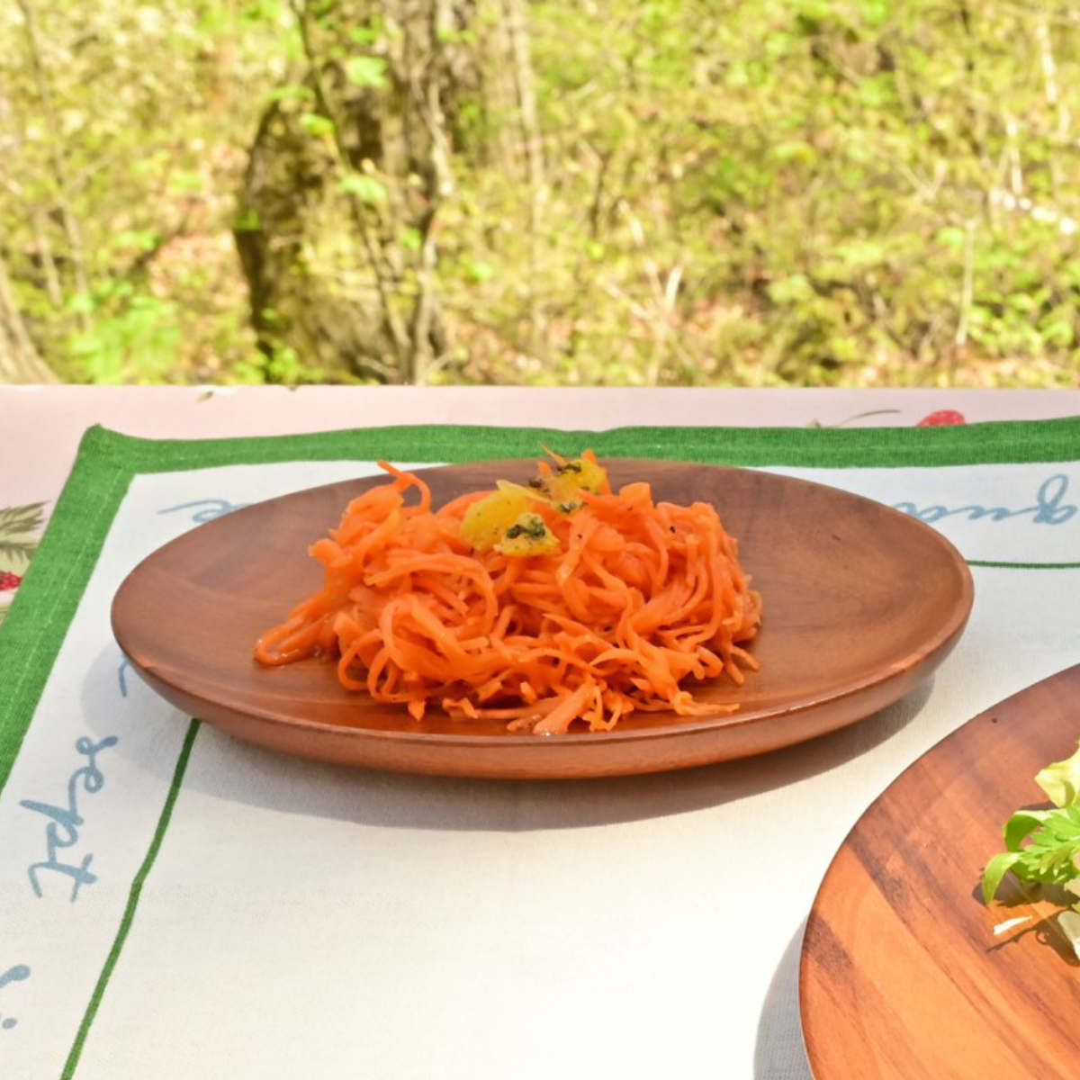 プレート アカシア 薄型プレート ラウンド 直径20cm （ 木製 皿 お皿 おしゃれ かわいい 北欧 北欧風 食器 木製食器 カフェ風 ）【39ショップ】