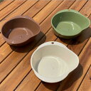 アウトドア食器 3個入 マウスカップ ( 約 15cm 皿 深皿 プレート お皿 ボウル プラスチック 電子レンジ対応 食器 スタッキング 積み重ね 持ち運び キャンプ 電子レンジ 対応 日本製 )【39ショップ】