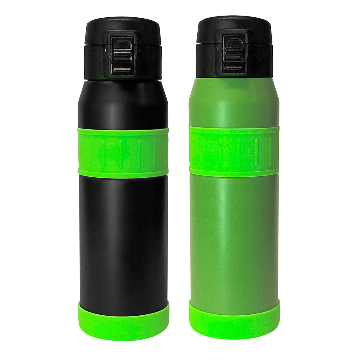 水筒 500ml ルミナスワンタッチマグ 蛍光 （ 保温 保冷 直飲み ステンレスボトル ワンタッチ マグボトル ボトル ダイレクトボトル 直のみ ステンレス ワンプッシュ 暗闇 光る 底カバー付き ）【39ショップ】