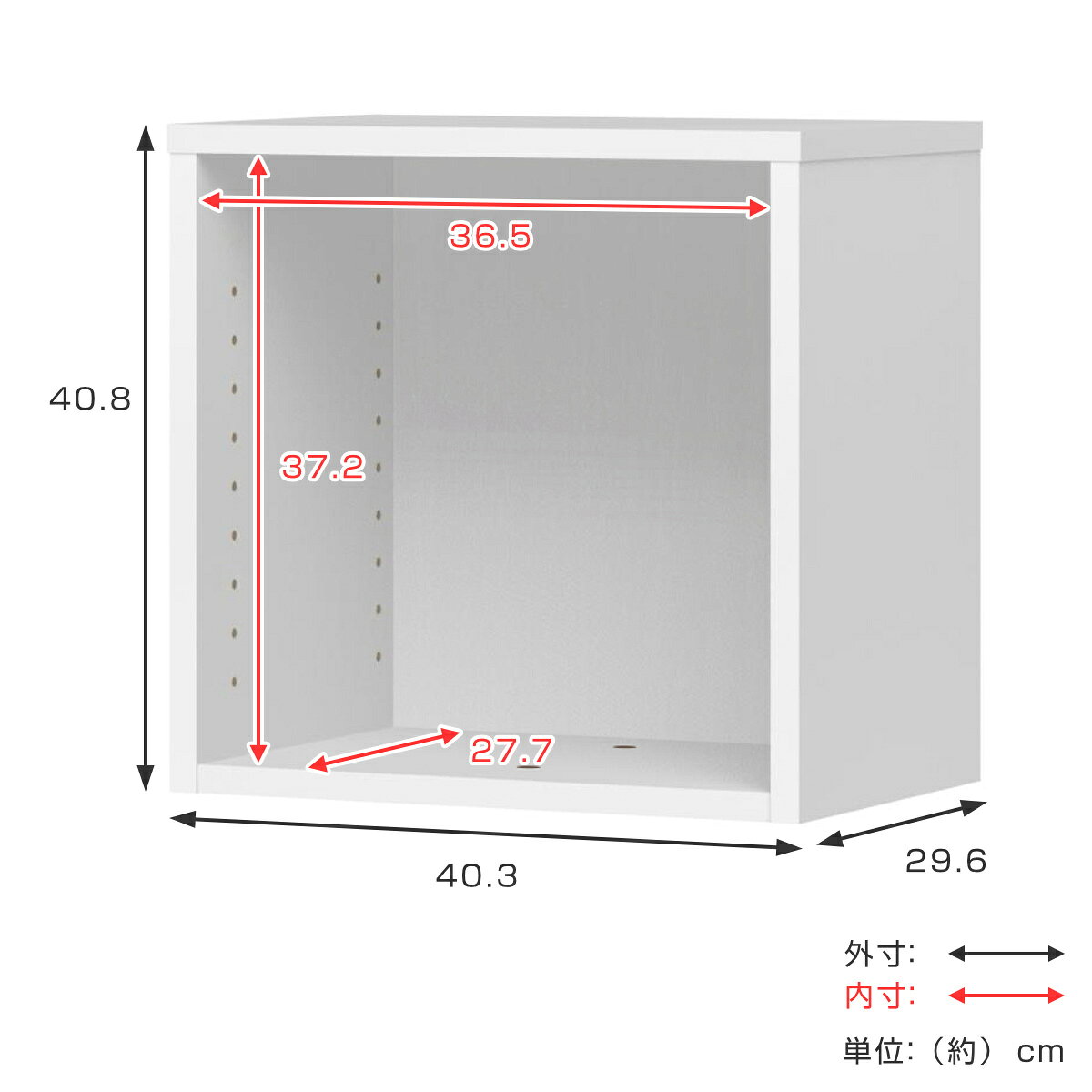 専用上置き棚 チョイスグリッドラック 1列タイプ 幅40.3cm レギュラー用 ( 送料無料 上置き棚 専用パーツ 追加オプション チョイスグリッドラック専用 収納家具 オプション 追加 セミオーダー ラック ブラウン ホワイト ) 【39ショップ】 [3]
