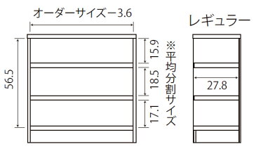 オーダー本棚　壁面収納　オーダーラック　タフ棚板　幅25-29cm　奥行31cm　高さ70cm （ 送料無料 収納棚 書棚 本棚 オーダー ラック 壁面収納 書庫 オーダーメイド 文庫本 コミック フリーラック ）