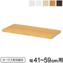 オープス専用 追加棚板 幅41〜59cm用 ( 収納棚 棚板 可動棚 オーダー セミオーダー 追加棚 棚 本棚 収納棚 シェルフ 収納ラック オプション サイズ...