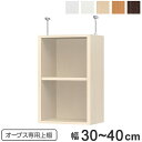 上置き棚 突っ張りタイプ オープス用 Type65 幅30〜40cm ( 送料無料 収納棚 突っ張り 天井突っ張り オーダー セミオーダー ラック 収納ラック 突っ張り棚 シェルフ オープス専用 オフィス家具 サイズオーダー サイズ指定 ) 【39ショップ】(3)
