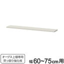 オープス上置き棚専用 突っ張り強化板 幅60〜75cm ( 強化板 オープス パーツオプション 上置き棚用 突っ張り 天井突っ張り強化板 オーダーメイド セミオ...