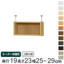 専用 上置き棚 標準棚板 type23 オーダー本棚 奥行19cm 幅25-29cm用 ( 送料無料 オーダーメイド 天井つっぱり 本棚 収納棚 セミオーダー ) 【39ショップ】