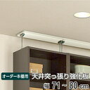 オーダー本棚用 天井突っ張り用強化板 幅71-80cm ( オーダーメイド セミオーダー 本棚 収納棚 ) 【39ショップ】(3)