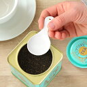 ティーキャディースプーン ブラン blanc ステンレス製 スプーン ホーロー 日本製 ( ティーメジャー 茶匙 洋食器 カトラリー 白い食器 琺瑯 茶葉 茶さ...