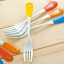 フォーク 19cm クルール Couleur ステンレス製 デザートフォーク ホーロー 日本製 ( テーブルフォーク 洋食器 カトラリー 白 ワンポイント 琺瑯...