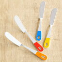 バターナイフ 17cm クルール Couleur ステンレス製 ホーロー 日本製 ( 洋食器 カトラリー 琺瑯 白 ワンポイント バター ジャム マーガリン お...