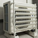 室外機カバー ルーバー 幅50cm 室外機ルーバー 排気対策 ( 室外機 エアコンカバー 風向 取付け 簡単 ベランダ 庭 排気 屋外 省エネ 風向調節 縦横両...