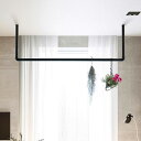室内物干し DRY・WAVE 天井付U型ハンギングパイプ 物干し 約 90×90cm ( 天井付け物干し U型 ハンギングパイプ ドライ・ウェーブ 日本製 ハン...