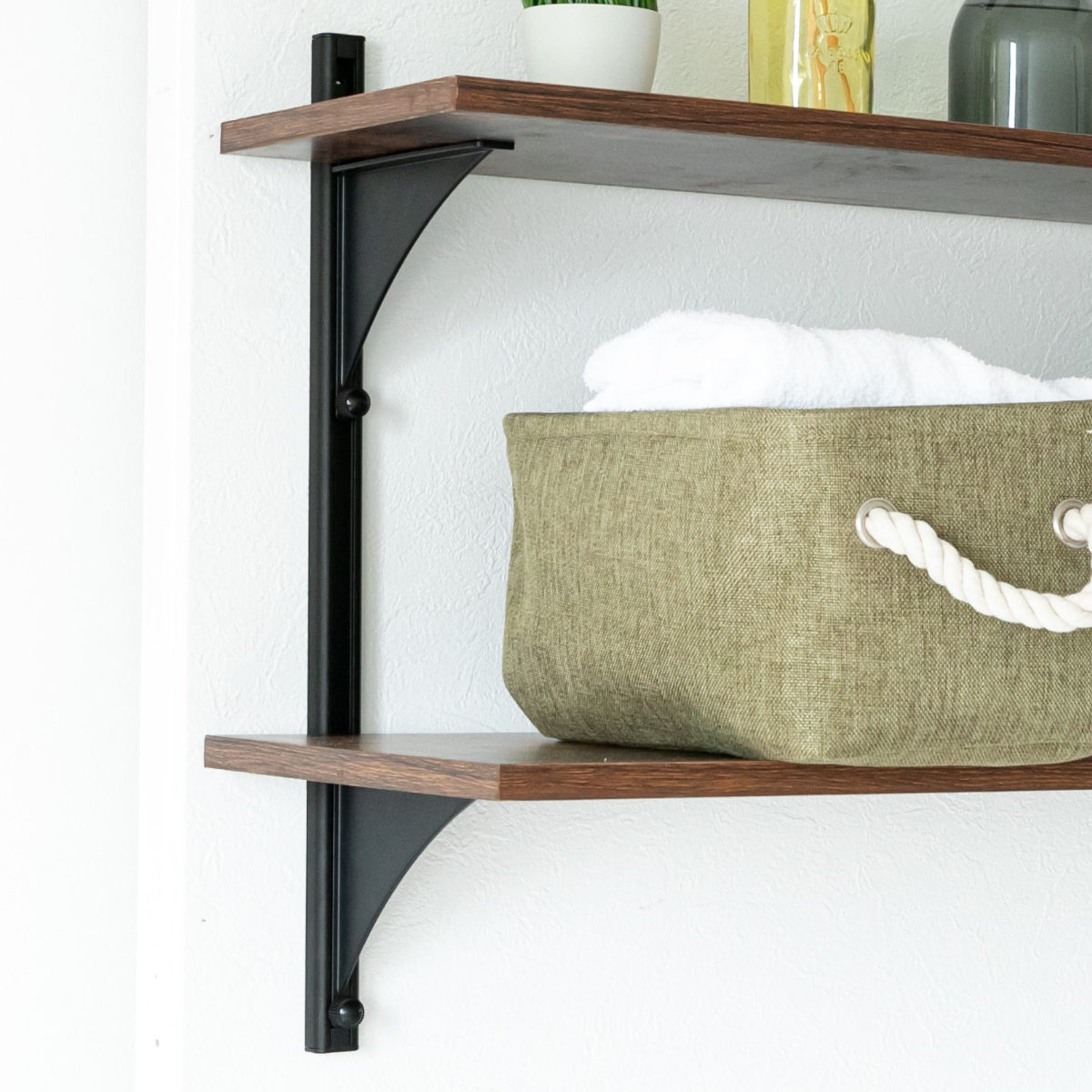 ランドリーラック DIYシェルフ 洗濯機収納 DIY 壁付け （ ランドリー 収納 洗濯機上 ラック シェルフ 壁面収納 洗濯機上ラック オープンラック 石膏ボード 高さ 調節 無段階 ）【39ショップ】