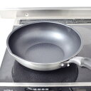 フライパン 24cm 深型 IH対応 霞 日本製 ( ガス火対応 オール熱源対応 いため鍋 金属ヘラOK ふっ素加工 軽い 国産 炒め鍋 24センチ フッ素加工...