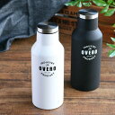 水筒 オベロ ステンレスボトル 350ml ( ステンレス 保温 保冷 ボトル マグボトル ステンレス製 中空二重構造 マット 光沢 おしゃれ シンプル ロゴ ...
