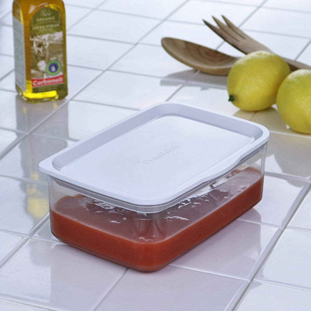 保存容器 フレッシュロックコンテナ L 1.2L （ 密閉 プラスチック 日本製 密閉容器 密封容器 密閉保存容器 プラスチック保存容器 密封保存容器 食品保存容器 フードストッカー キャニスター 食品 保存 1200ml ）【39ショップ】