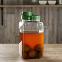 梅酒容器 液体密封容器 S型 1.7L プラスチック製 3個セット ( 梅酒びん 梅酒瓶 果実酒瓶 保存容器 密閉保存容器 梅酒用保存容器 果実酒用保存容器 梅...