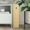 ゴミ箱 20L バスク ダストBOX スリムタワー ( ごみ箱 木目調 20リットル 袋 見えない くず入れ 角型 リビング キッチン 隙間 日本製 ダストボッ...