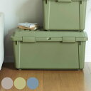 収納ボックス TRUNK BOX インカーゴ M 樹脂と暮らす ( 収納 ボックス 座れる 幅76×奥行36×高さ40cm コンテナボックス 蓋付き キャンプ 屋外 室内 収納ケース トランクボックス 鍵穴付き 頑丈 積み重ね おしゃれ )【39ショップ】