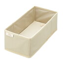 仕切りケース フィッツファブリック せいとんボックス M 3個セット ( 幅15×奥行33×高さ11cm 収納 引き出し 仕切り 収納ケース 布製 インナーケース 仕切りボックス 引出し タンス チェスト 整理 収納ボックス 靴下 ハンカチ 下着 )【39ショップ】