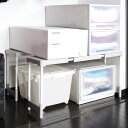 クローゼット 整理棚 2台入り 幅76~93×奥行25×高さ36・38・40・43cm ピタッ!と伸びるん棚 ( 棚 ラック 収納 押入れ収納 収納棚 伸縮 高さ調節 クローゼット収納棚 押入れ スリム 押し入れ 階段下 整理整頓 収納用品 収納ラック )【39ショップ】