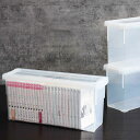 ビデオ・新書収納ケース いれと庫 ビデオ・新書用 18個セット ( 収納ケース 収納ボックス 収納 ビデオ ボックス ケース フタ付き 積み重ね 日本製 クリア...