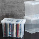 DVD収納ケース いれと庫 DVD用 ライト 2個セット ( 収納ケース 収納ボックス メディア収納 ボックス ケース フタ付き プラスチック 日本製 クリア ...