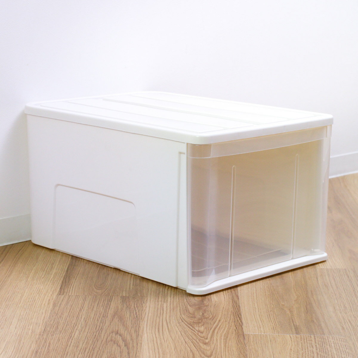 収納ケース たっぷり収納 衣装ケース 引き出し プラスチック 55L 幅40×奥行55×高さ30cm （ 収納 ケース..