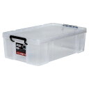 収納ボックス 幅44×奥行74×高さ23cm ロックス 740M 押入れ用 ( 収納ケース 衣装ケース フタ付き 積み重ね 丈夫 頑丈 収納 日本製 押入れ収納 スタッキング 衣類収納 工具箱 ウォークインクローゼット )【39ショップ】