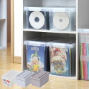収納ケース いれと庫 CD DVD ライト ノーマル ワイド 小物収納 ( 収納ボックス メディア収納 ボックス ケース フタ付き 仕切り板付き 積み重ね プラスチック 日本製 ゲーム ソフト 収納 透明 クリア グレー ベージュ )【39ショップ】