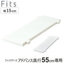専用棚 幅15cm フィッツケース アドバンス 奥行55cm専用 Fits フィッツ ( フィッツユニット 対応 棚 専用パーツ オプション 収納 収納ケース 衣装ケース 収納ボックス 天馬 ユニット ケース 収納棚 日本製 )【39ショップ】