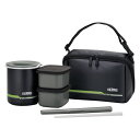 保温弁当箱 サーモス(thermos) DBQ-502 1100ml 箸付き ポーチ付 ( THERMOS 弁当箱 ランチジャー 食洗機対応 お弁当箱 保温 大...