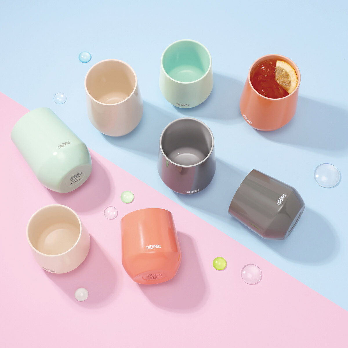 サーモス タンブラー 真空断熱カップ （ 400ml THERMOS 食洗機対応 保温 保冷 セラミックコーティング ステンレス カップ コップ 食器 真空二重構造 汚れ落ちやすい シンプル おしゃれ ）【39ショップ】 interior-palette-10200865 インテリアパレット サンプル画像3