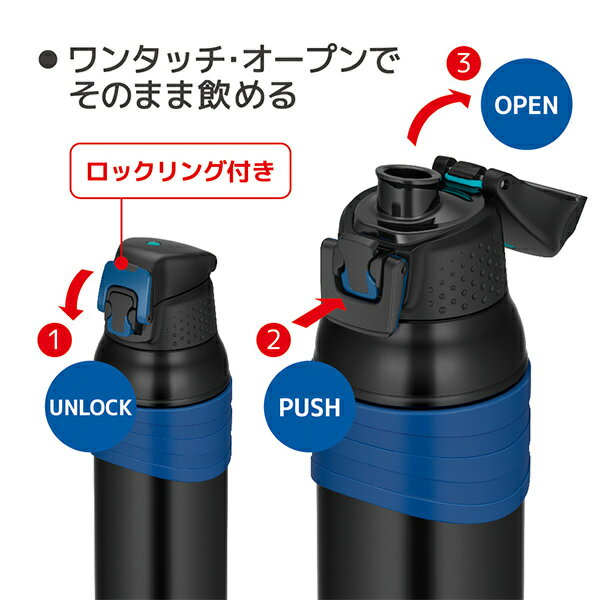 水筒 サーモス （ thermos ） 真空断熱スポーツボトル FJC-1000 1L （ 1リットル ステンレス スポーツドリンク対応 スポーツボトル ステンレス製 直飲み ステンレスボトル THERMOS 魔法瓶 スポーツ 保冷専用 ）【5000円以上送料無料】