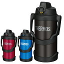 楽天インテリアパレットサーモス 水筒 2L 真空断熱スポーツジャグ FJQ-2000 （ THERMOS 保冷専用 大容量 ジャグ スポーツドリンク対応 直飲み 真空断熱 ワンタッチ 2000ml 2リットル ステンレスボトル スポーツボトル ワイド口径 ） 【39ショップ】