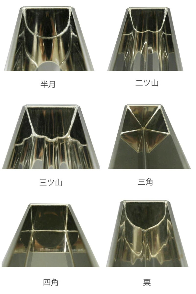 トヨ型 和菓子型 洋かん ステンレス タイガークラウン 日本製 半月 （ 羊羹 型 ゼ...