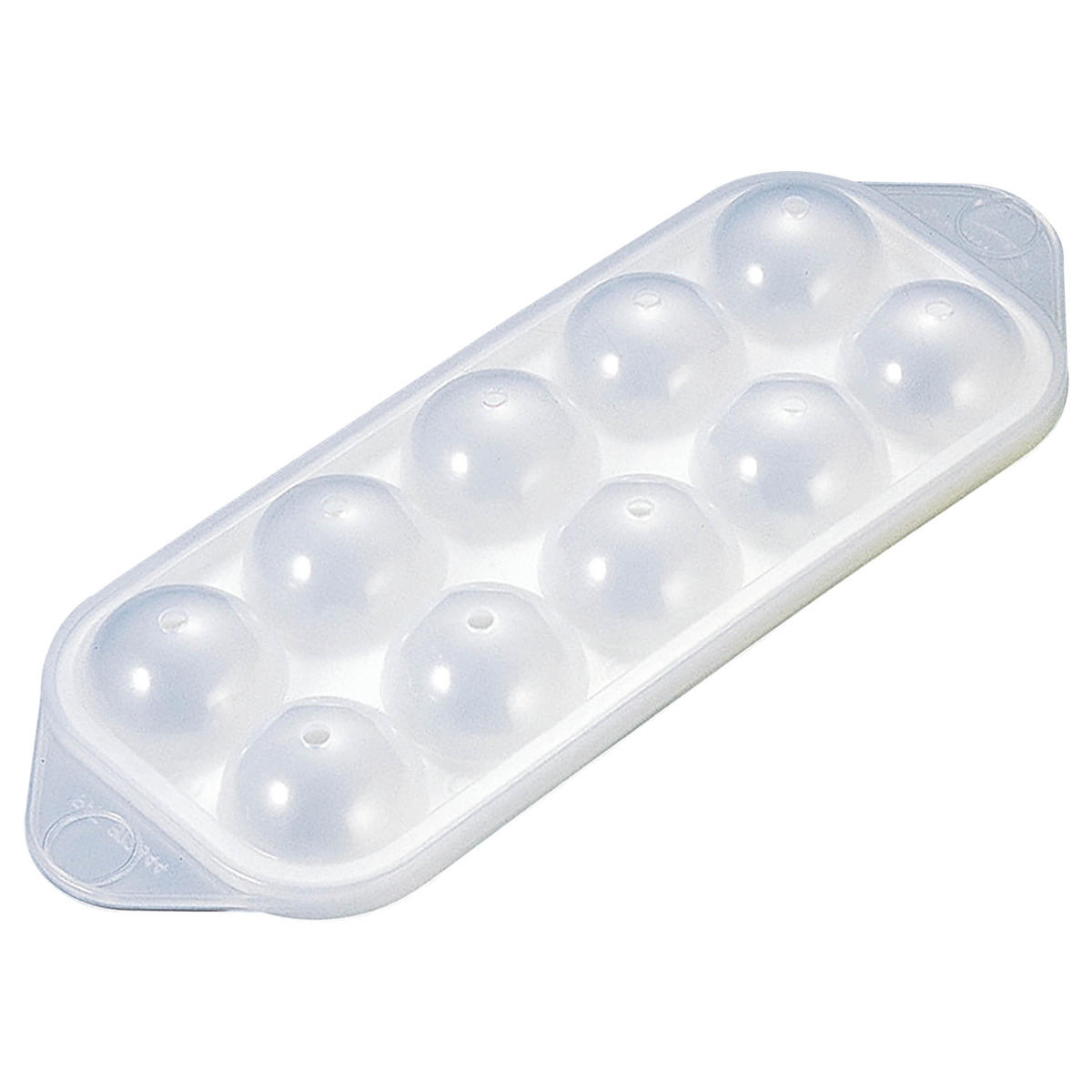 製氷皿 アイスボール 大サイズ 丸氷 ( 製氷器 製氷カップ 氷 丸型 シャーベット容器 10個 製氷 冷凍庫 クリア 透明 製氷グッズ 晩酌 BAR スイーツ...