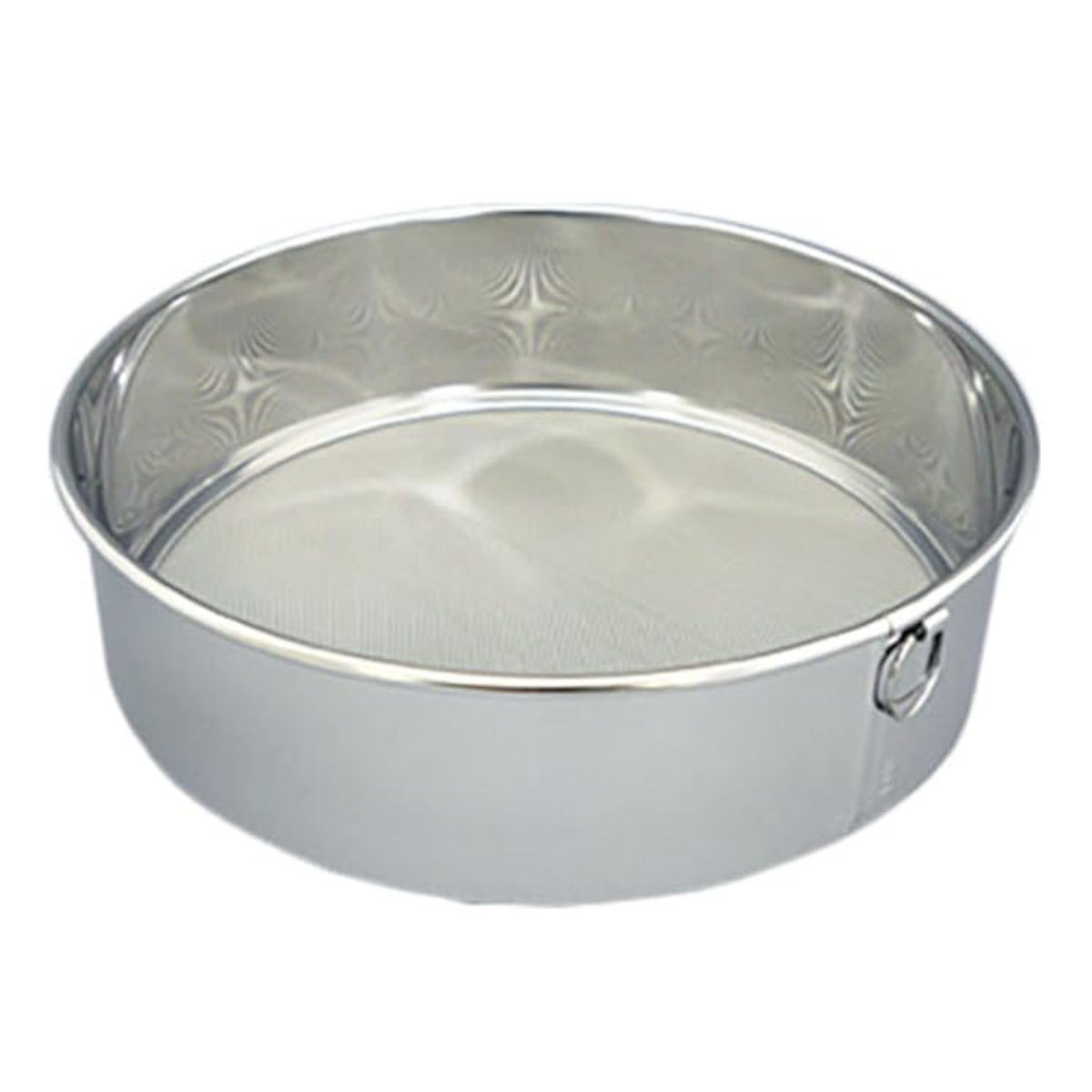 漉し器 粉ふるい器 裏漉 18cm ステンレス製 （ ストレーナー シフター 製菓道具 裏ごし器 こしき 粉フ..